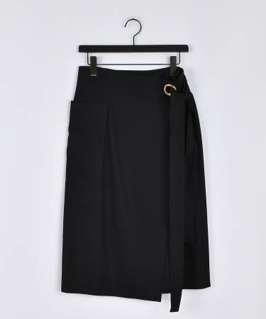 【Lサイズ】綿レーヨンツイルスカート
