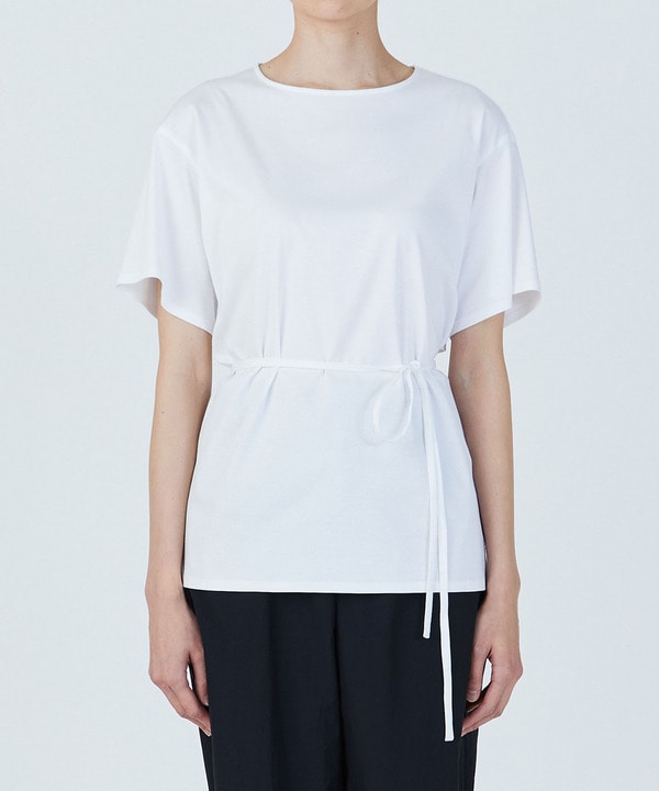 【LAPEREAU】ロイヤルクールスムースブラウジングカットソー 詳細画像