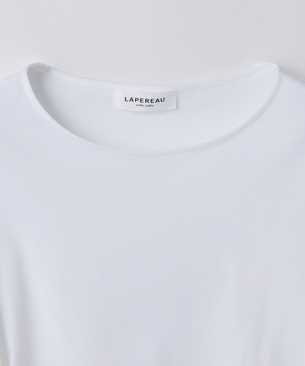 【LAPEREAU】ロイヤルクールスムースブラウジングカットソー 詳細画像