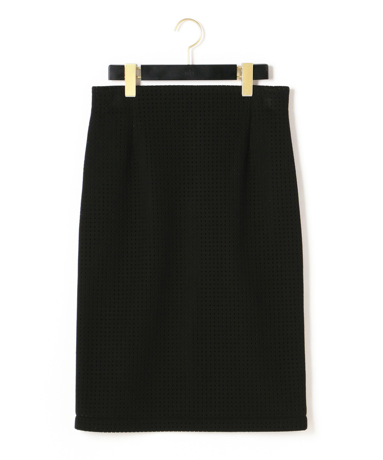 【wb】パンチングカットタイトスカート