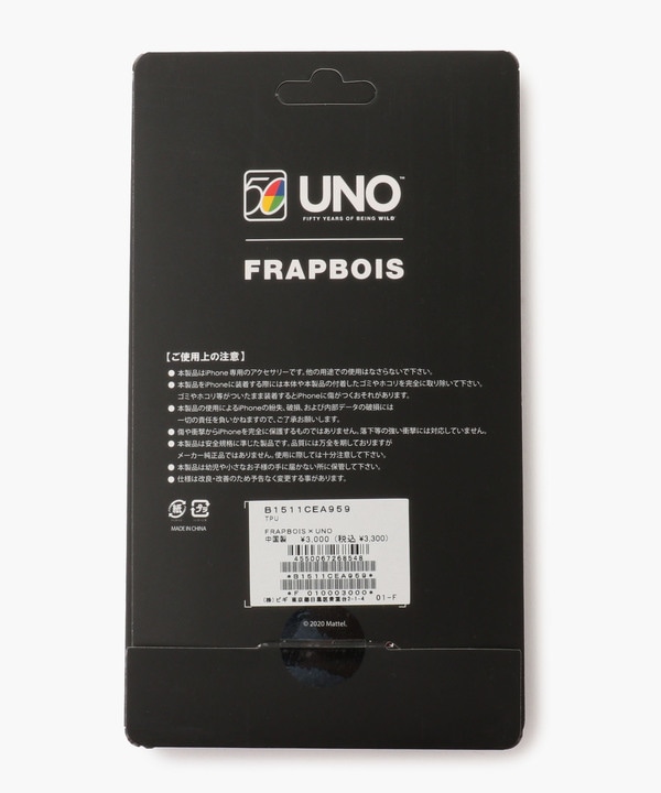 UNO×FRAPBOIS スマホケース iPhone7/8 詳細画像