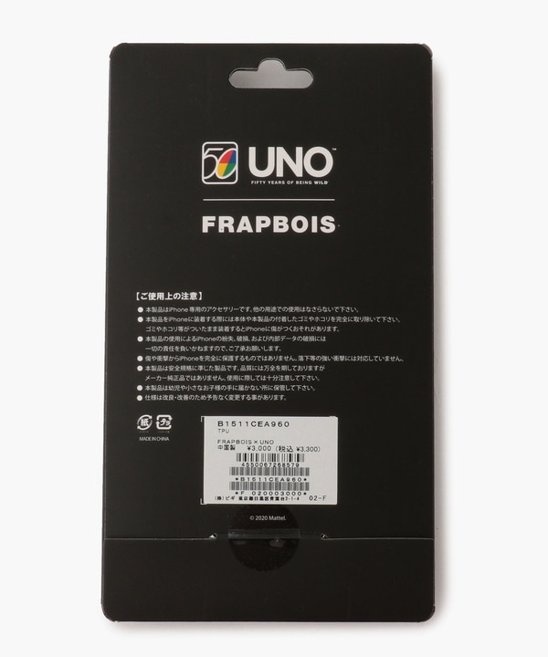 UNO×FRAPBOIS スマホケース iPhone 11 詳細画像