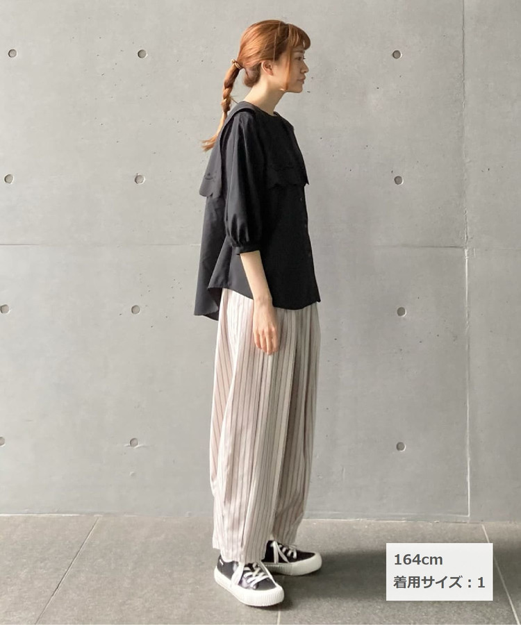 バルーンプリーツ パンツ 詳細画像 ベージュ