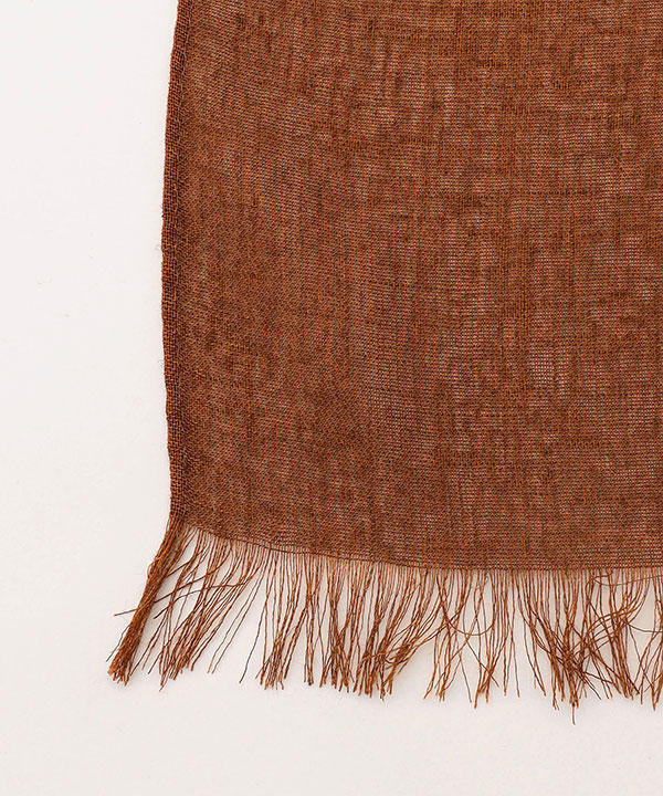 カラーストライプリネンストール 詳細画像