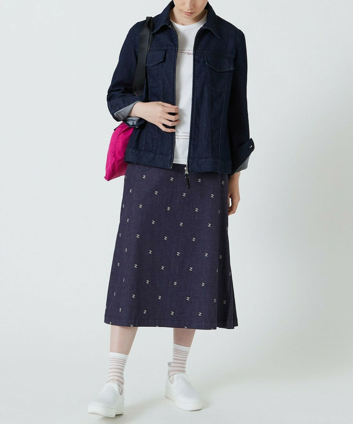 Lサイズ】ストレッチデニムジャケット】｜【L'EQUIPE(レキップ 