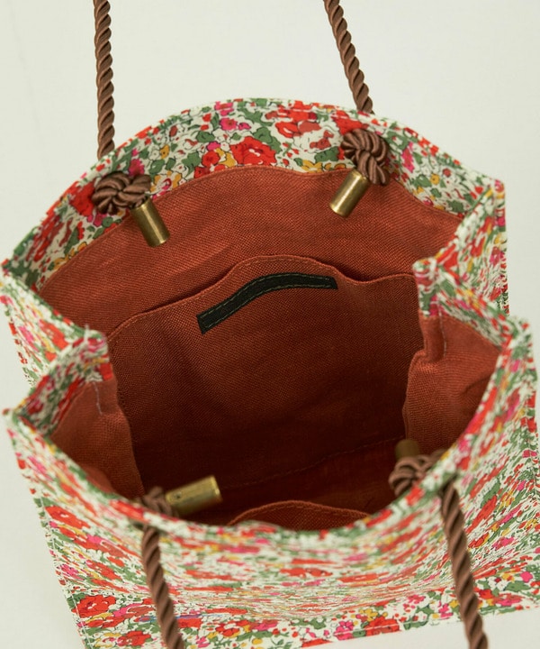 佐伯ゆう子さんイラストリバティプリントトートminiBAG 詳細画像