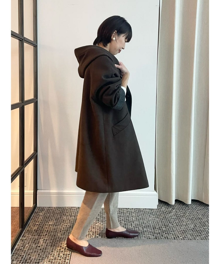 スクエアトゥフラットシューズ 詳細画像