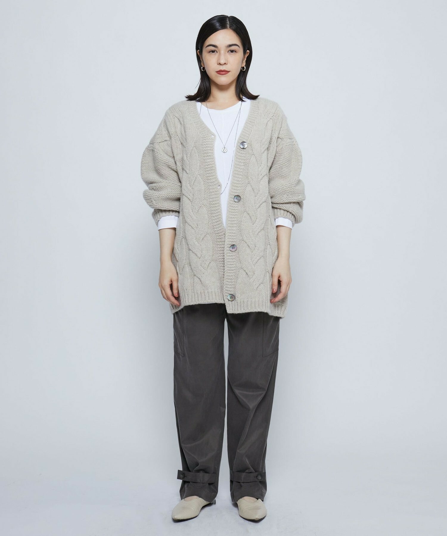 SHOGOケーブルニットカーディガン】｜【MOGA(モガ)】｜BIGI OUTLET  