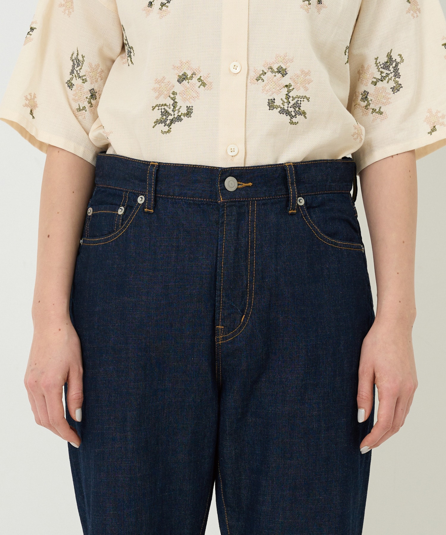 完売！ 6.手染めモシャ　デニム系 8ozデニムパンツ】｜【congés payés(コンジェペイエ)】｜BIGI OUTLET