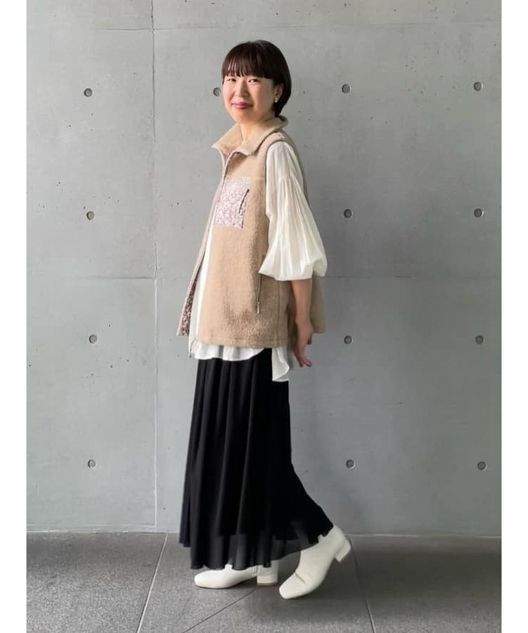 コットンチュールスカート 詳細画像
