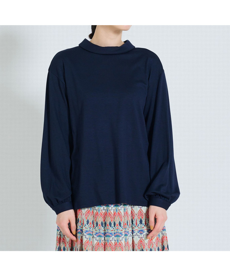 ポンチロールカラープルオーバー