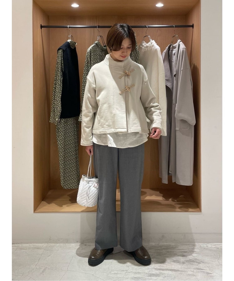 イージーストレートパンツ 詳細画像