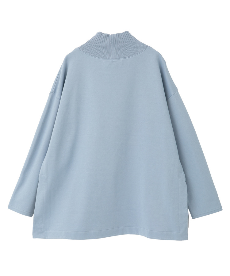 ポンチリブ襟プルオーバー 詳細画像