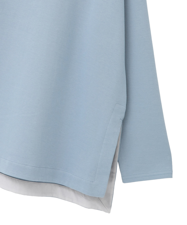 ポンチリブ襟プルオーバー 詳細画像