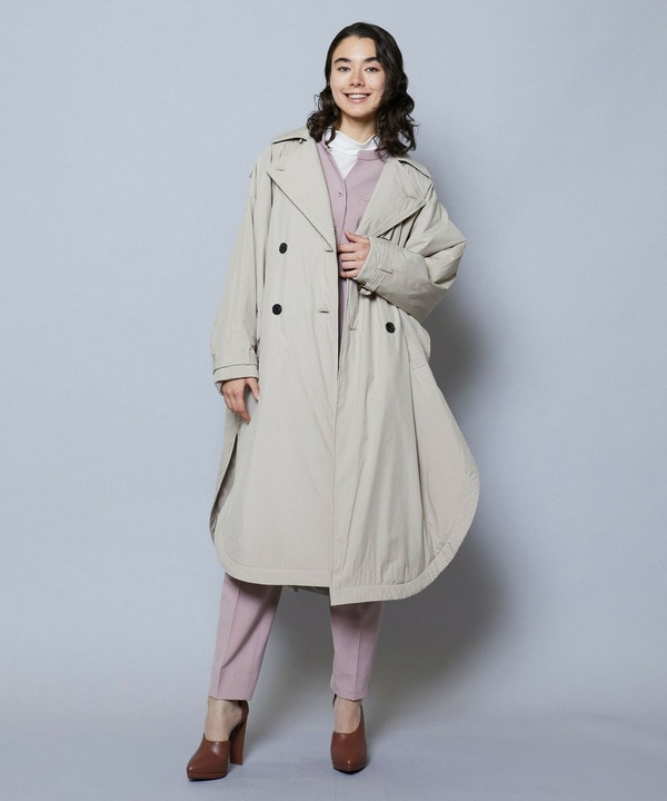 【別注】〈KAPOK KNOT×MOGA〉ポンチョコート 詳細画像 ベージュ