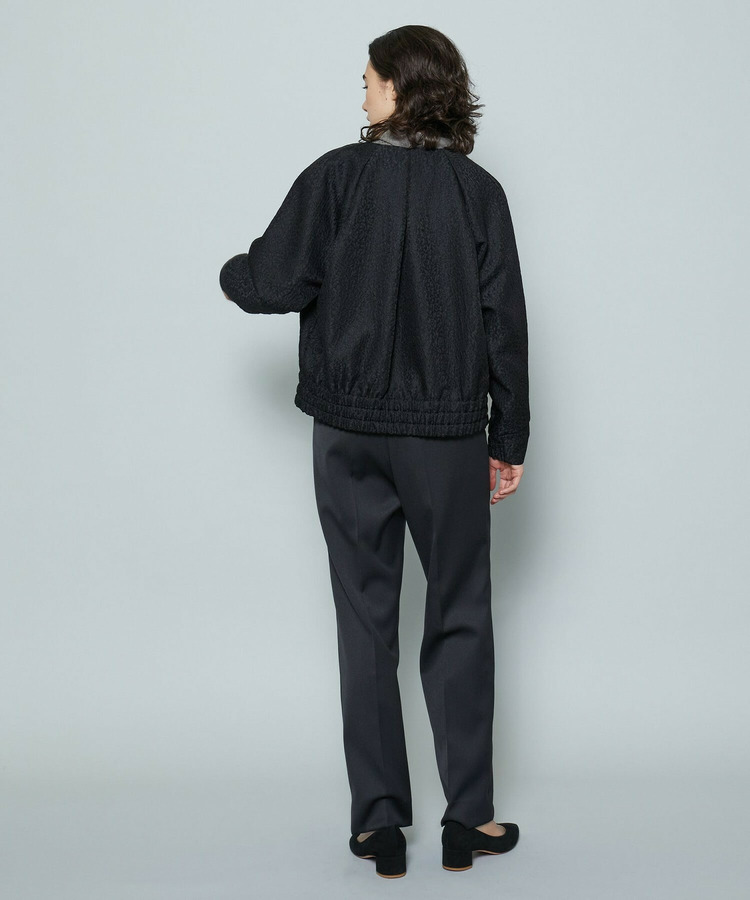 ストレッチサテンストレートパンツ 詳細画像