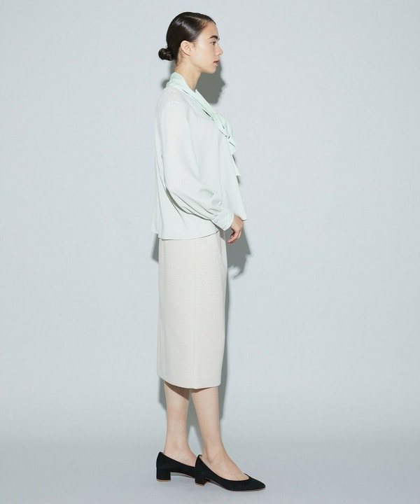 バスケットツイードタイトスカート 詳細画像