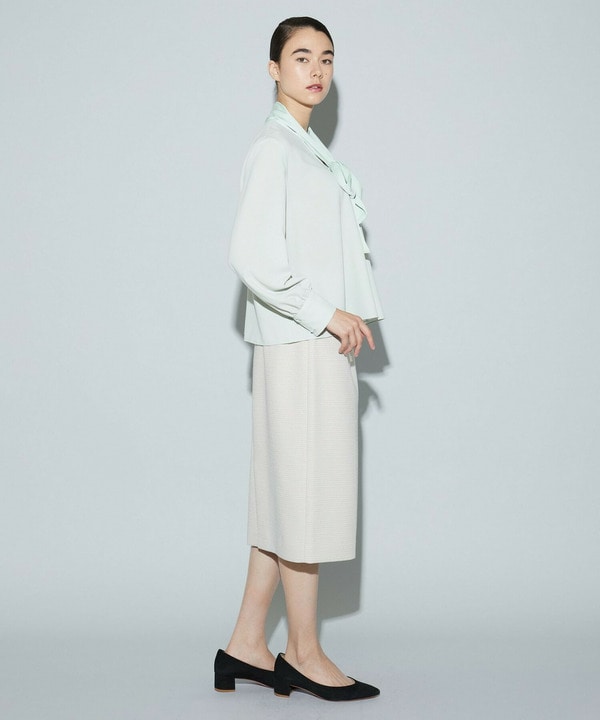 バスケットツイードタイトスカート 詳細画像