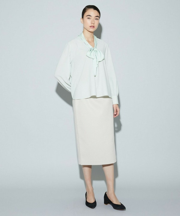 バスケットツイードタイトスカート 詳細画像