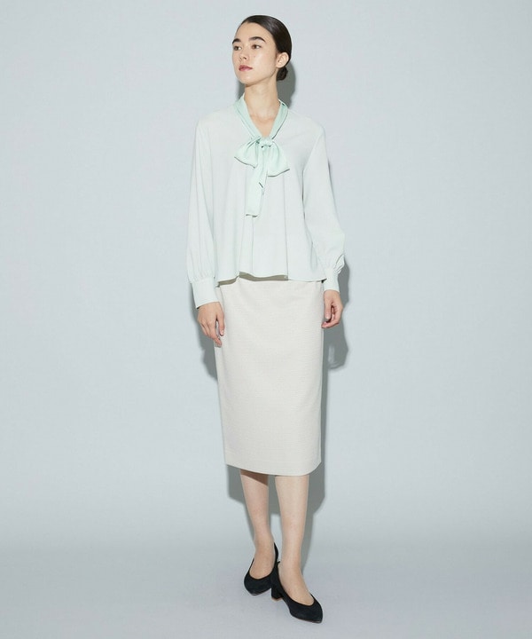 バスケットツイードタイトスカート 詳細画像