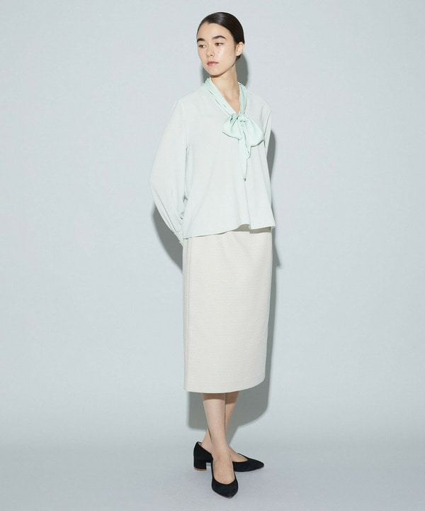 バスケットツイードタイトスカート 詳細画像