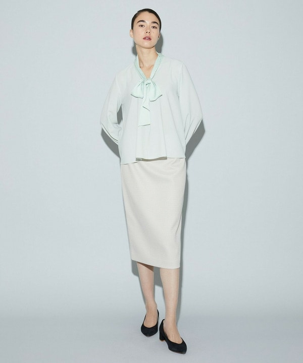 バスケットツイードタイトスカート 詳細画像