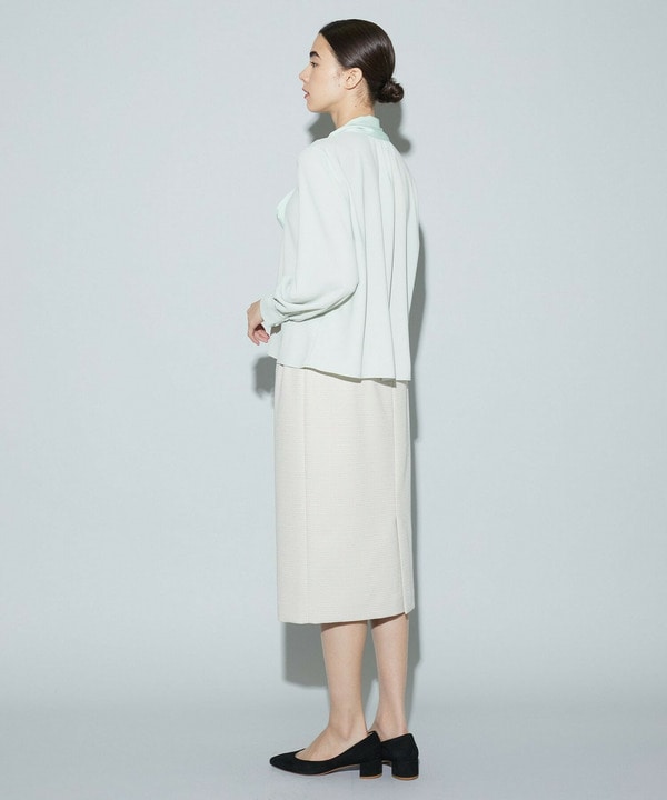 バスケットツイードタイトスカート 詳細画像