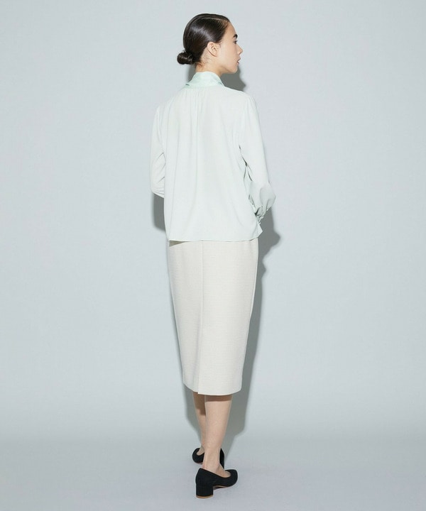 バスケットツイードタイトスカート 詳細画像