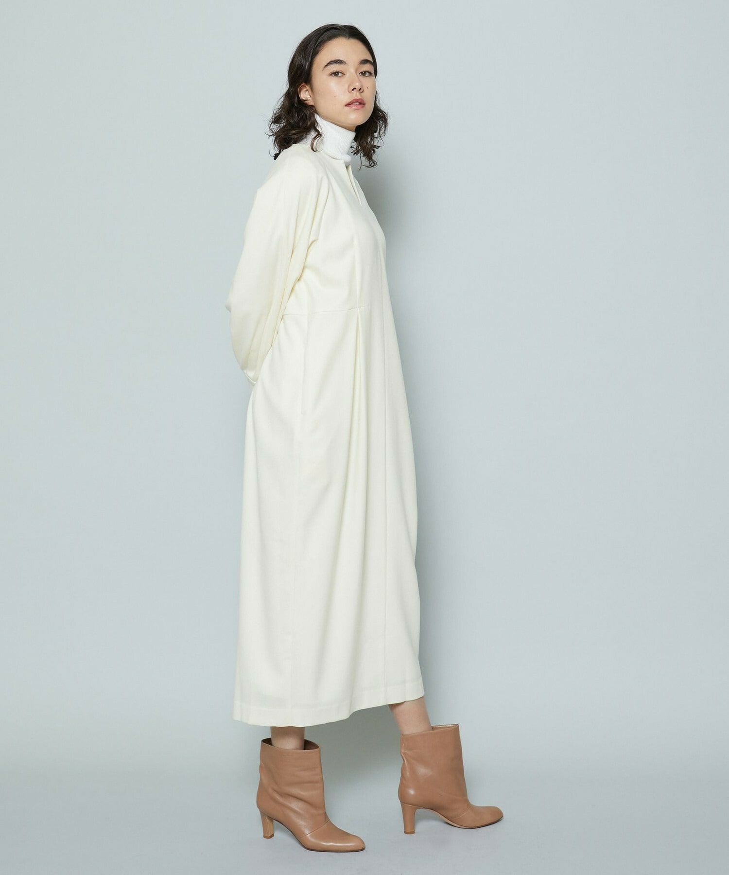 ウォッシャブルサキソニーマキシワンピース】｜【MOGA(モガ)】｜BIGI