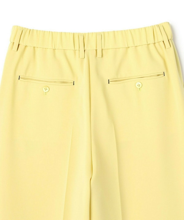 LIGHT DOUBLE CLOTH MODERN TROUSERS W/GATHER BELT 詳細画像