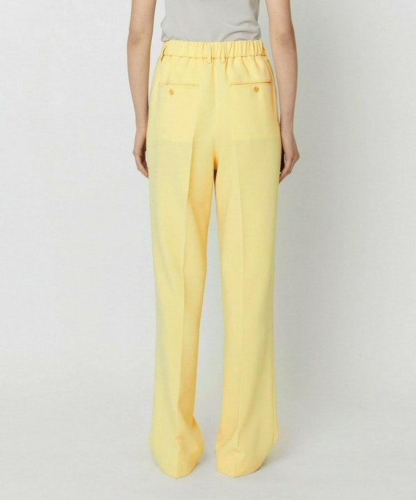 LIGHT DOUBLE CLOTH MODERN TROUSERS W/GATHER BELT 詳細画像