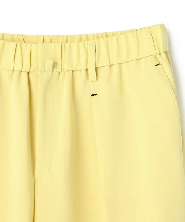 LIGHT DOUBLE CLOTH MODERN TROUSERS W/GATHER BELT 詳細画像