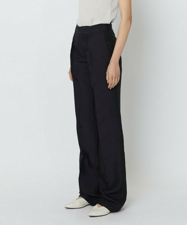 SILK HABUTAE WIDE MEN'S PANTS 詳細画像