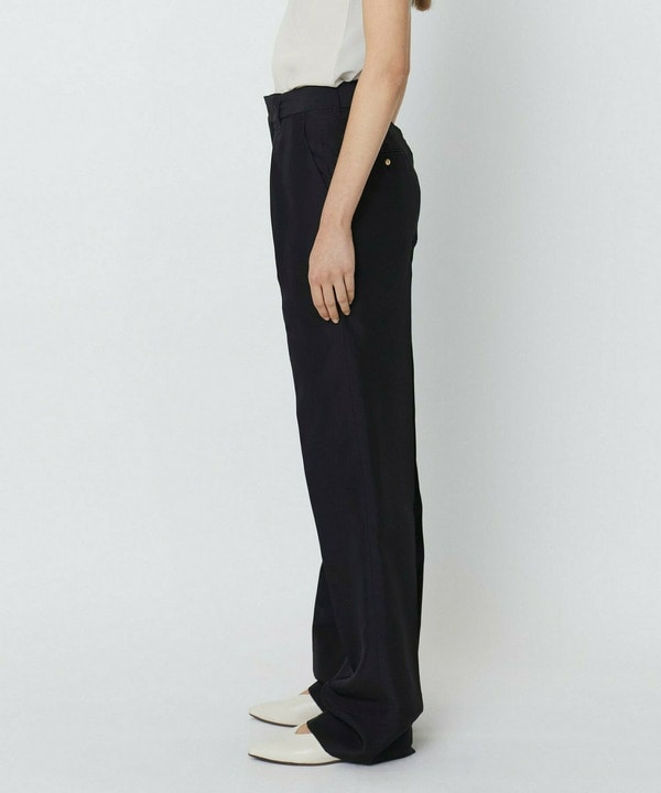 SILK HABUTAE WIDE MEN'S PANTS 詳細画像