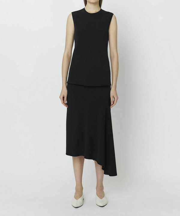 LIGHT DOUBLE CLOTH  “BIAS-CUT” “SPIRAL SEAMED” SKIRT 詳細画像