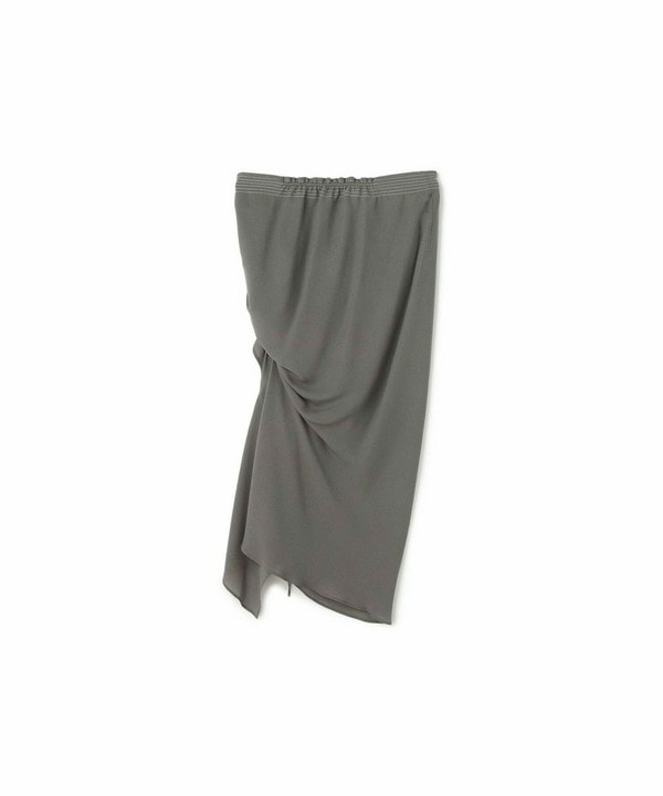 CUPRA GEORGETTE RUFFLED SKIRT 詳細画像
