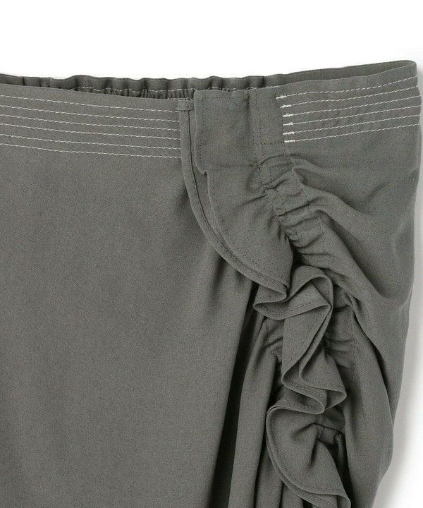 CUPRA GEORGETTE RUFFLED SKIRT 詳細画像