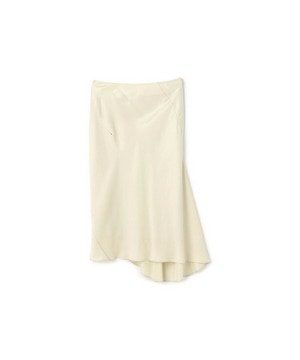 CREPE TWILL “BIAS-CUT” “SPIRAL-SEAMED” SKIRT