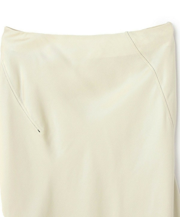 CREPE TWILL “BIAS-CUT” “SPIRAL-SEAMED” SKIRT 詳細画像