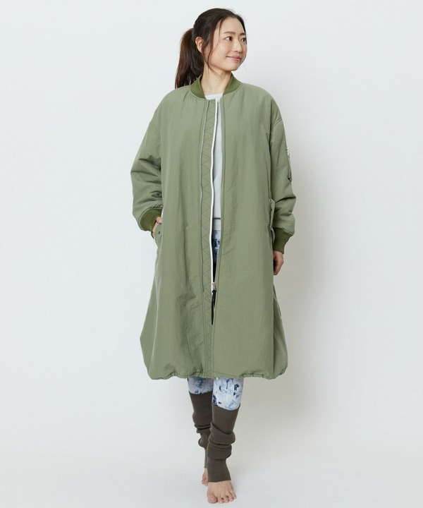 【定番】ロングMA-1/トップサーモ・吸湿発熱性・撥水加工 詳細画像