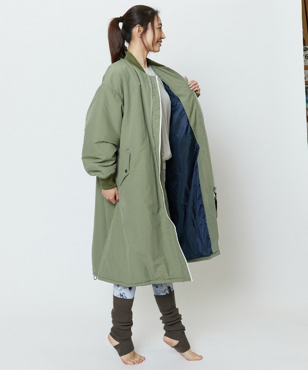【定番】ロングMA-1/トップサーモ・吸湿発熱性・撥水加工 詳細画像