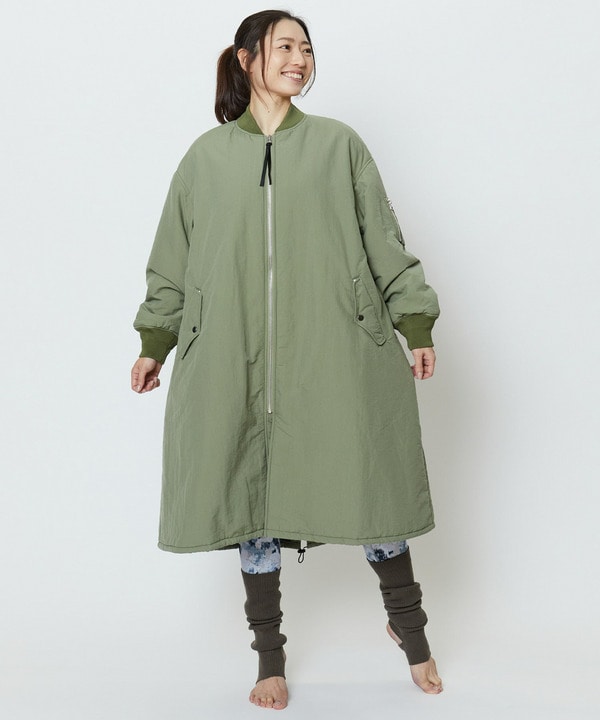【定番】ロングMA-1/トップサーモ・吸湿発熱性・撥水加工 詳細画像