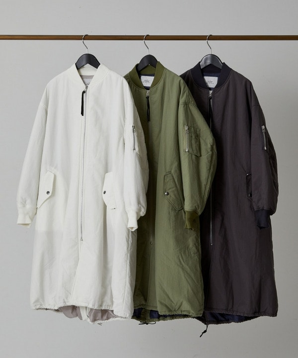 【定番】ロングMA-1/トップサーモ・吸湿発熱性・撥水加工 詳細画像