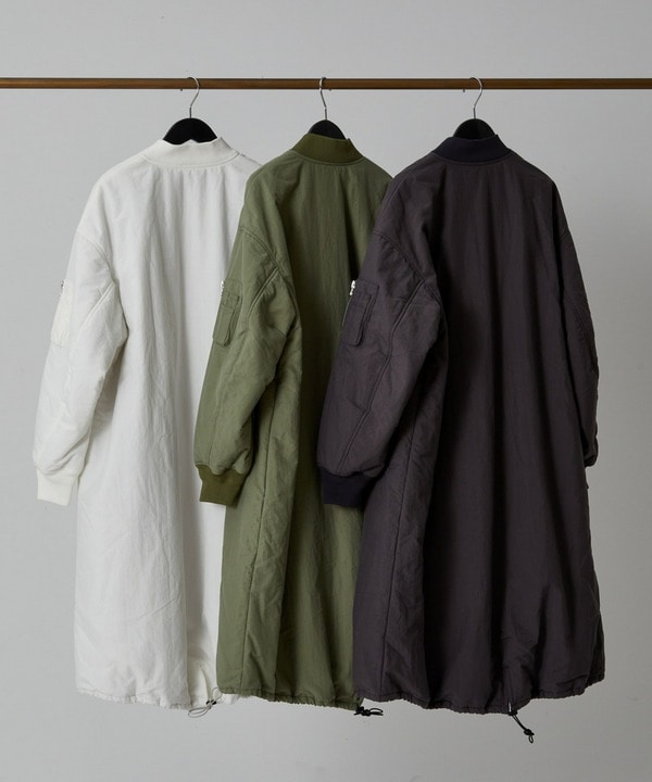 【定番】ロングMA-1/トップサーモ・吸湿発熱性・撥水加工 詳細画像