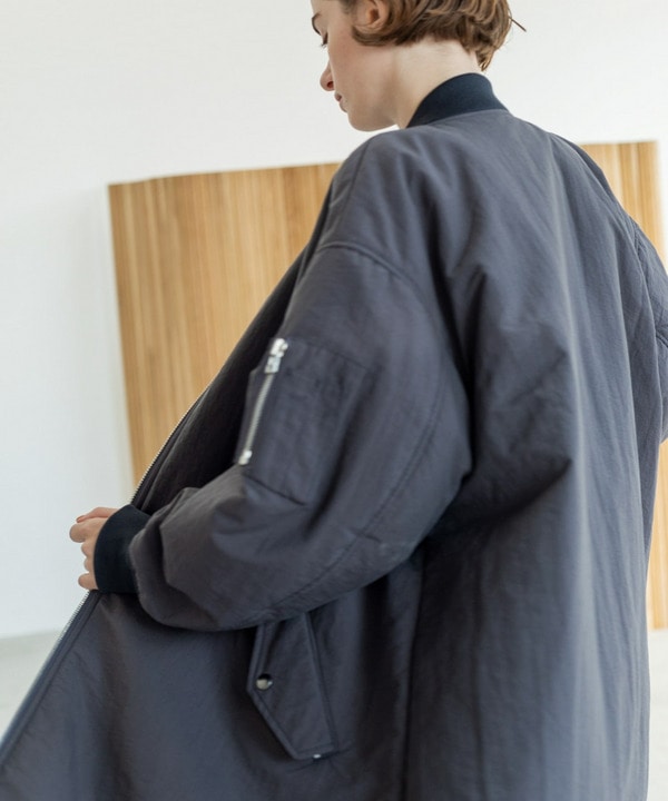 【定番】ロングMA-1/トップサーモ・吸湿発熱性・撥水加工 詳細画像