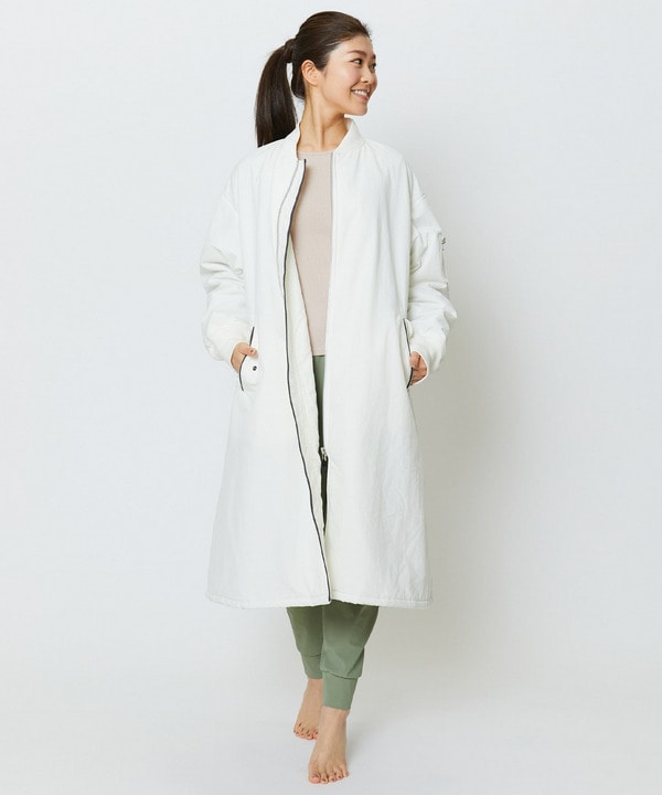 【定番】ロングMA-1/トップサーモ・吸湿発熱性・撥水加工 詳細画像