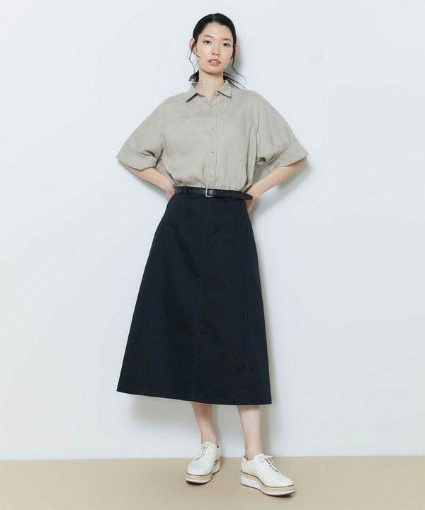 チノストレッチスカート 詳細画像