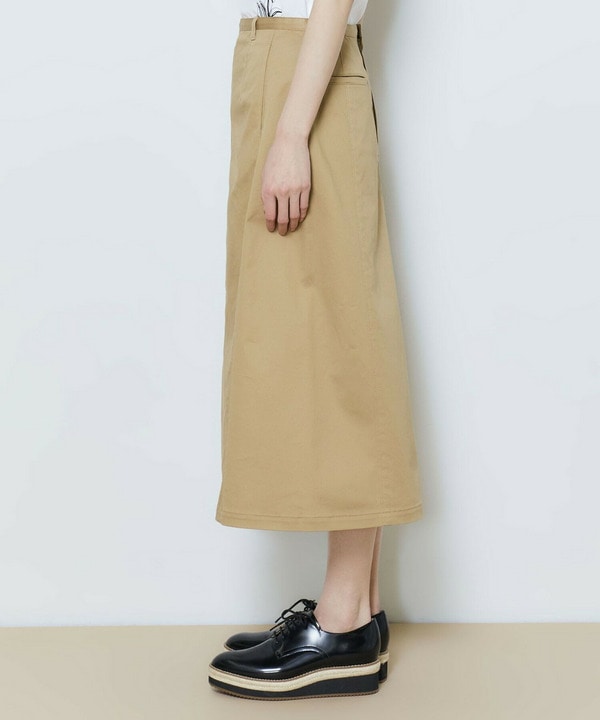 チノストレッチスカート 詳細画像
