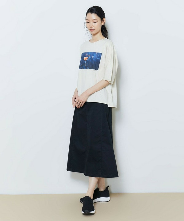 チノストレッチスカート 詳細画像