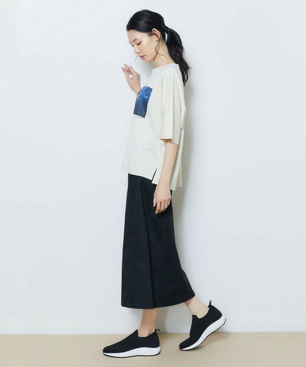 チノストレッチスカート 詳細画像